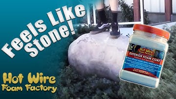 HARD COATING LIGHTWEIGHT FOAM BOULDERS