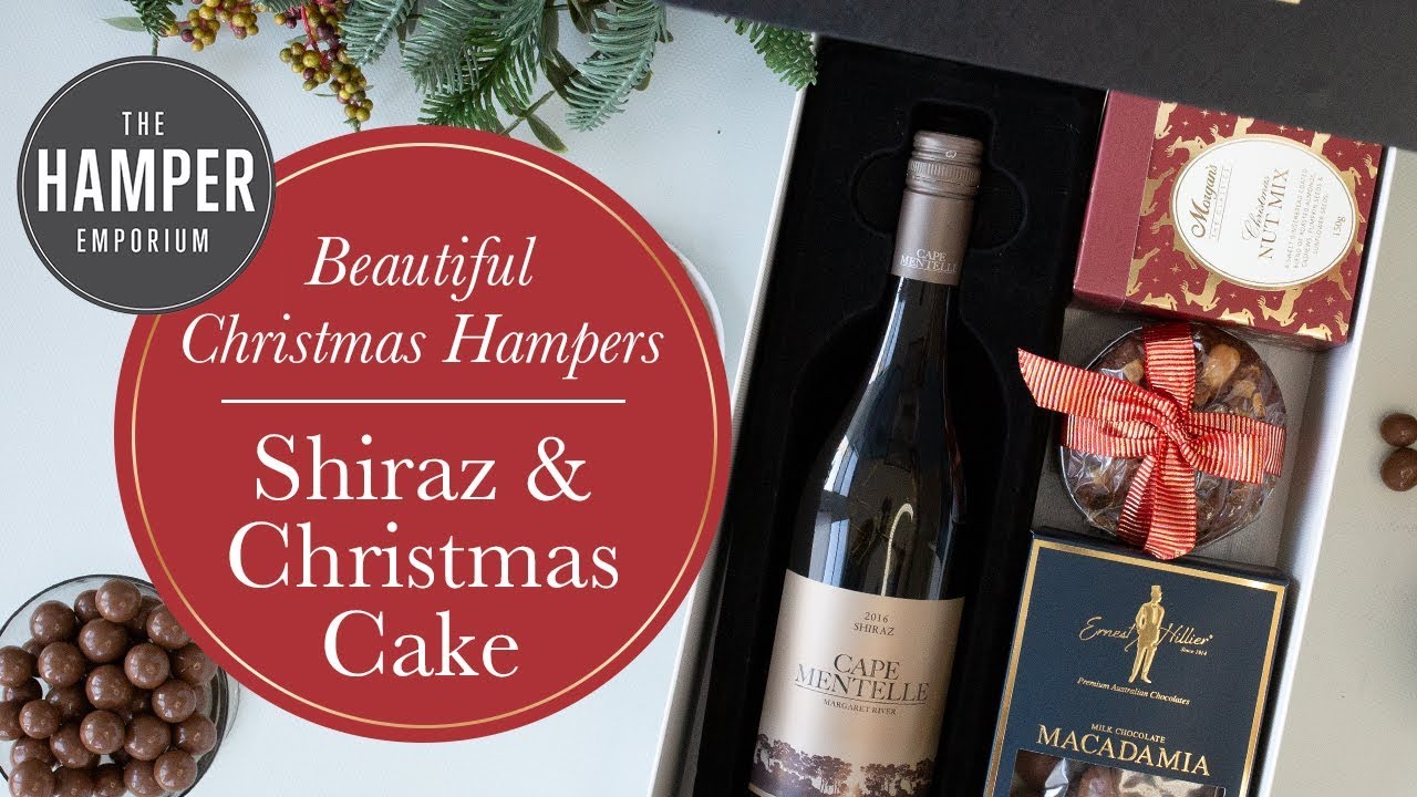 The Hamper Emporium | Cape Mentelle Shiraz & Christmas Cake Hamper ...
