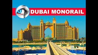DUBAI MONORAIL RIDE | PALM JUMEIRAH ISLAND | 4K TRAVEL GUIDE  🌴🌴🌴