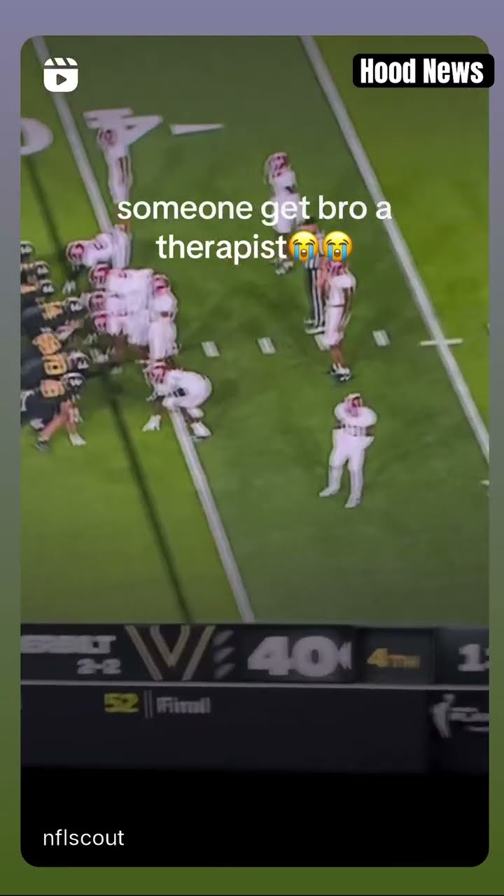 Someone get bro a therapist #hoodnews #alabama #football #omg