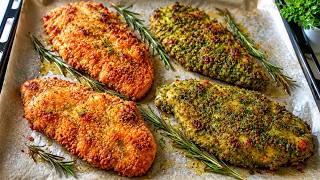 Extra Crispy Chicken Without Deep Frying! Two Delicious Coatings You'll Love!