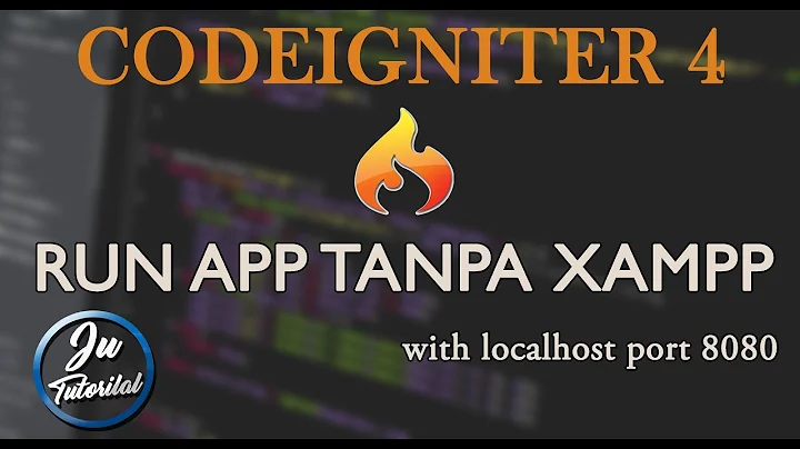 CodeIgniter 4 - Cara Run App dengan php spark serve - localhost port 8080