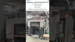🚨 Machine for Sale – Heidelberg Speedmaster SM 74-4 H @Machinedalal
