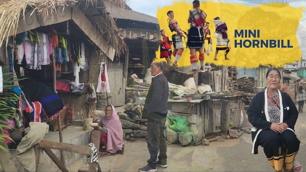 Фестиваль мини-птиц-носорогов 2025 в деревне Кигвема, Нагаленд, @TakeOffPongenex