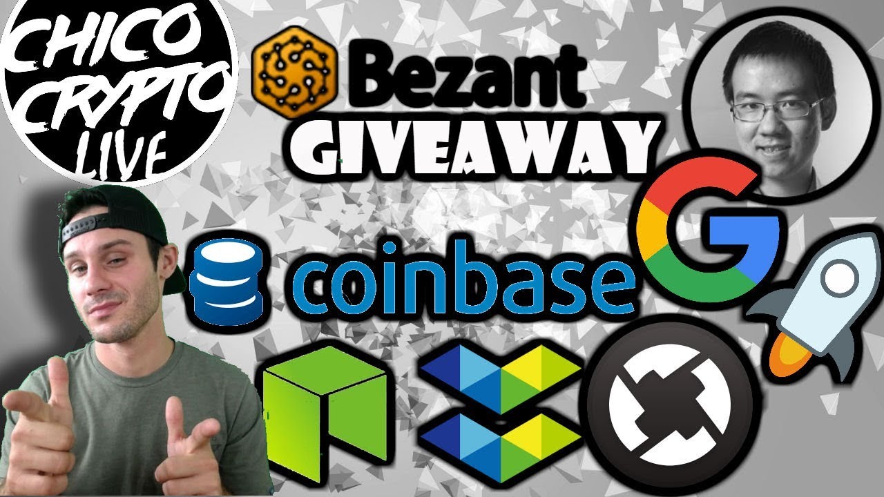 🎁Bezant GIVEAWAY!!🎁$ZRX $BAT COINBASE!!!💪BTC SQUEEZE💪Stellar-GOOGLE