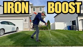 How I Fix Dry Spots and Get a Dark Green Lawn with Chelated Iron