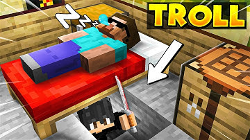 Living Inside PROBOIZ95 Base to TROLL HIM in Minecraft...