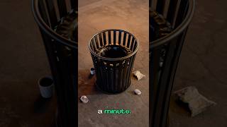 How to make this trash can in Blender. #b3d #blender3d