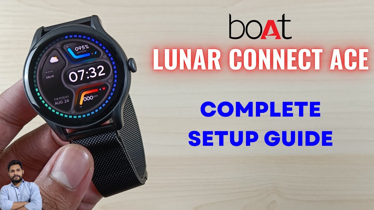 Boat Lunar Connect Ace Smartwatch Full Setup Guide YouTube