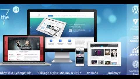 The 7 Responsive Multi-Purpose WordPress Theme Free Download