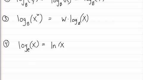 Laws of Logarithms Part 2