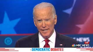 Joe Biden wants to talk about his hairy legs at Democratic debate....