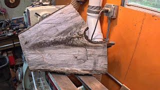 Woodturning - The Feathered Walnut Crotch