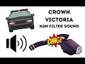 CrownVic love sound / test drive with K&N filter..