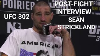 UFC 302 Post-fight Press Conference: Sean Strickland. Makhachev vs. Poirier.