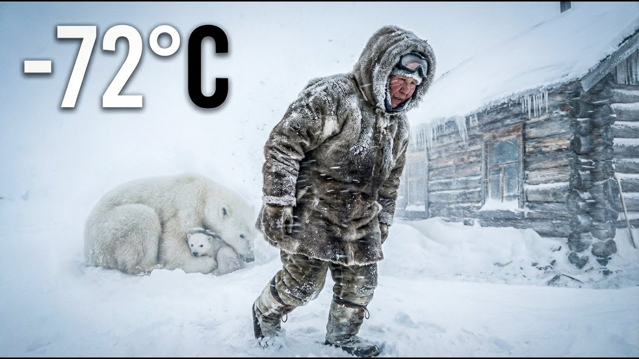 72°C Arctic Survival: 90-Year-Old Woman Saves Bear Cubs in Blizzard!”