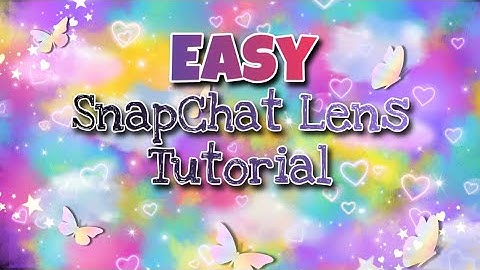 Beginner Snapchat filter tutorial Lens Studio