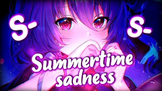 Nightcore - Summertime Sadness (Lyrics)