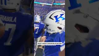 Pure JOY in Lexington 💙 Kentucky players and fans soaking in every second of that upset 🥲 #upset