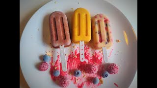 No sugar Yogurt Popsicle | 3 ways yogurt Popsicle | Healthy & Easy Summer Treats | Toddler Treats