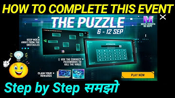 MOCO PUZZLE PROBLEM FIXED || HOW TO COMPLETE MOCO PUZZLE EVENT || PUZZLE EVENT IN FREE FIRE
