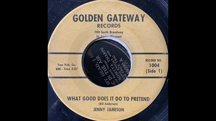 Jenny Jamison  What Good Does It Do to Pretend / H...