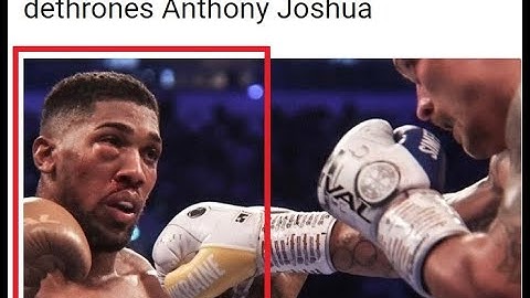 Pros  React to Anthony Joshua upset -Boxing