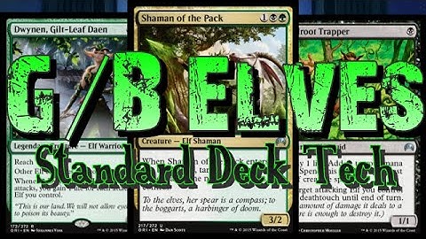 Mtg Deck Tech: G/B Elves in Magic Origins Standard!