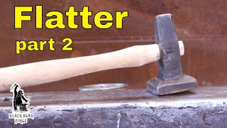 Flatter - part 2 - hardening and tempering the mystery steel