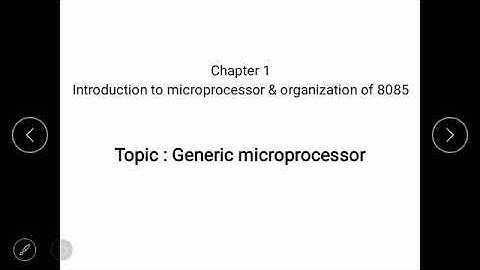Generic microprocessor