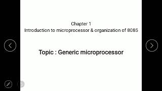 Generic microprocessor