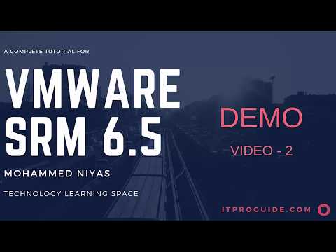 VMware Site Recovery Manager ( SRM) 6.5 - SRM Installation and pairing - Video 2