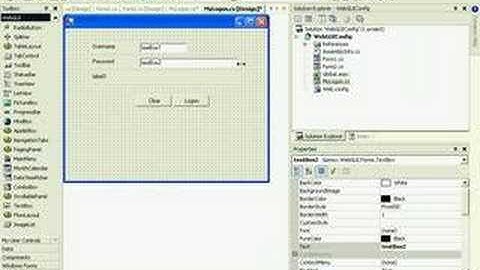 Configuring a Visual WebGui Application