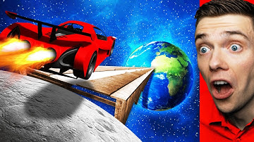 Jumping MOON RAMP With WORLD