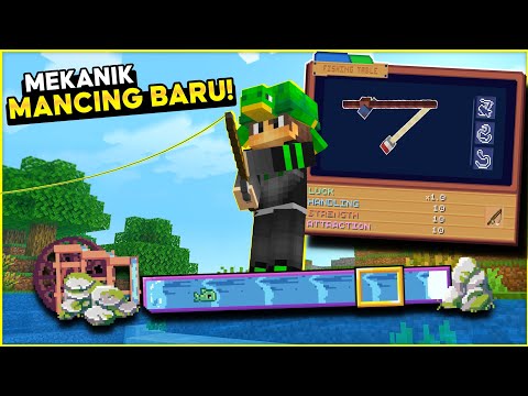 This Makes Fishing Feel Like a NEW GAME?! (Fishing for The Antiques Addon MCPE)