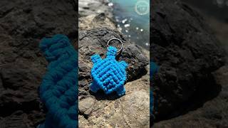 Tartaruga Macrame Tutorial completo 👆🏼#macrametutorial #tutorial #macrame #macramekeychain #turtle