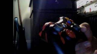 Red tiger custom xbox 360 controller