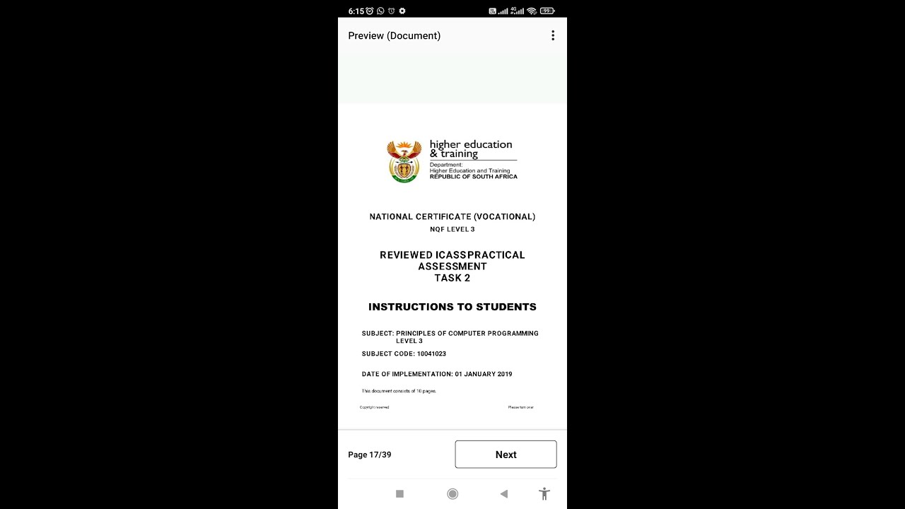 Ncv PCP Nqf 3 Reviewed Icass Practical Assessment Task 1 YouTube Ncv PCP Nqf 3 Reviewed Icass Practical Assessment Task 1 YouTube