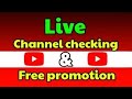 Free channel promotion and free subscribers live