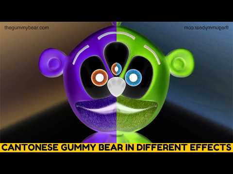 粘熊猫 CANTONESE CHINESE Gummy Bear Gummibär Song IN DIFFERENT Effects PART 1 | VIDEO AUDIO EFFECT EDIT