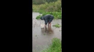 После тайфуна &quot;Гони&quot;.  After typhoon &quot;Goni&quot; .