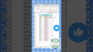 How To Do Rank Formula In Excel #shortvideo #excel #reels #viral #viralshort #vlog