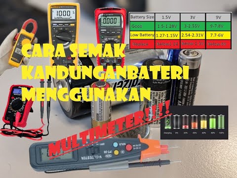 Video: Bagaimana untuk menyemak kapasiti bateri dengan multimeter? Kaedah pengesahan
