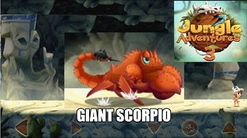Jungle Adventures 3 🎯 Gameplay - Part 2 🍉| World 2 (Level 3 - Giant Scorpio Boss)🦂 | Walkthrough 🍓