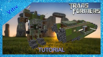 Transformers Bulldog in Minecraft - 1:1 Scale - Tutorial
