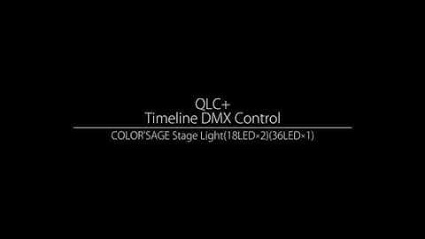 QLC+ DMX Timeline Control