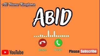 Mr Abid pick up the phone name ringtone | Abid name ki Ringtone