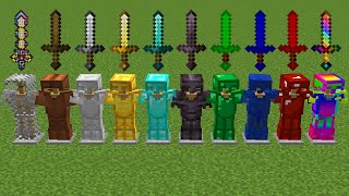 Which armor is more better in Minecraft? experiment