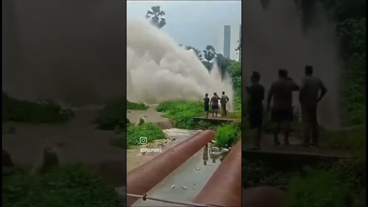 Mumbai Powai water pipeline burst and BMC water supply  