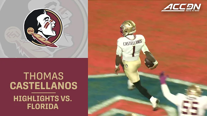 Florida State QB Tommy Castellanos Highlights vs. Florida